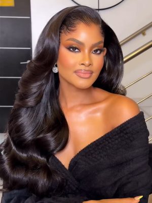 Lagos Hairline Undetectable HD 7x7 Lace Closure Body Wave Widows Peak Wig