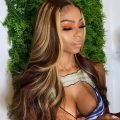 Alipearl Brown Balayage Hair #4/27 Body Wave Highlight Bundles With 5x5 Lace Closure - Image 4