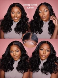 REAL HD Glueless 5*7 Ready To Go Wigs Body Wave 5s Easy Go -- Pre Cut Pre Plucked Mini Knots - Image 5