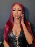 Glueless Ready To Go Cherry Cola Straight 7x5 Lace Wig for Beginners - Image 2