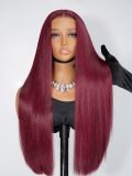 Glueless Ready To Go Cherry Cola Straight 7x5 Lace Wig for Beginners - Image 3