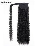 Water Wave Clip-In Ponytail With Hair Wrap Around 100% Human Hair Extension - Image 6