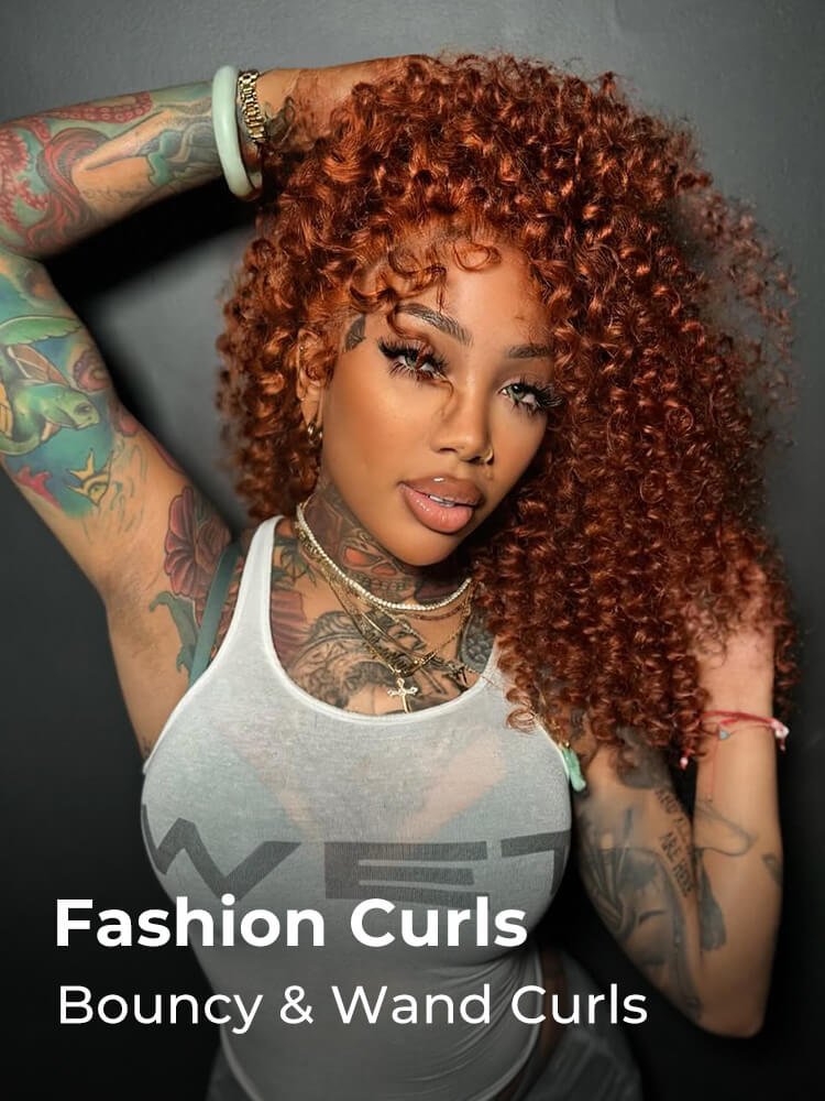 Copper Lace Frontal Human Hair Wig