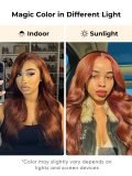 Cowboy Copper Color 7*5 Glueless Wig Ready To Go Fall Hair - Image 5