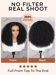 Alipearl Glueless 5*7 Ready to Go Curly Wig 5S Easy To Wear Pre Bleached Mini Knots Lace Wig - Image 4