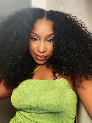 Alipearl Glueless 5*7 Ready to Go Curly Wig 5S Easy To Wear Pre Bleached Mini Knots Lace Wig