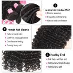 Alipearl Malaysian Virgin Hair 3 Bundles Deep Wave with 4*4 Lace Closure - Image 2