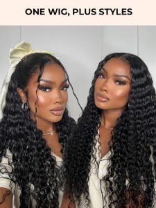 Alipearl Deep Wave Wig 100% Human Hair Swiss Lace Curly Hair HD Lace Front Wig - Image 5