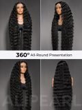 40 Inches Voluminous Loose Deep Wave HD Lace Frontal Wig Super Long Human Hair 300% Density - Image 11