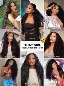 Alipearl Deep Wave Wig 100% Human Hair Swiss Lace Curly Hair HD Lace Front Wig - Image 9
