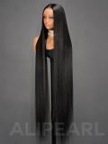 Super Long Wig 50 Inches 300% Density Straight 13x6 HD Lace Frontal Human Hair Wigs - Image 11