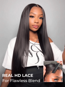 Single Knots Parting Max 13x5 HD Lace Front Wigs 300% High Density Virgin Human Hair - Image 8