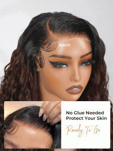 Side Part Brown Color Loose Deep 6*8 HD Lace Pre Plucked Ready To Go Wigs - Image 9