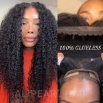 Ship In 24 Hours - Alipearl Glueless Wigs Curly Ready To Go Human Hair 4*7 Lace Closure Wigs With Pre-Cut Lace - Image 2