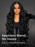 40 Inches Layered Cut Ocean Wave Long 13x6 HD Lace Frontal Wig 300% Density - Image 9
