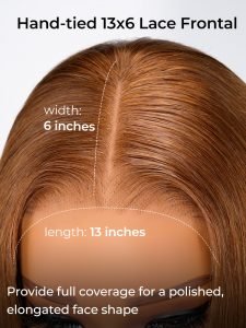 Barbie Brown Color Widows Peak M Hairline Straight 13x6 Lace Front Wig - Image 5