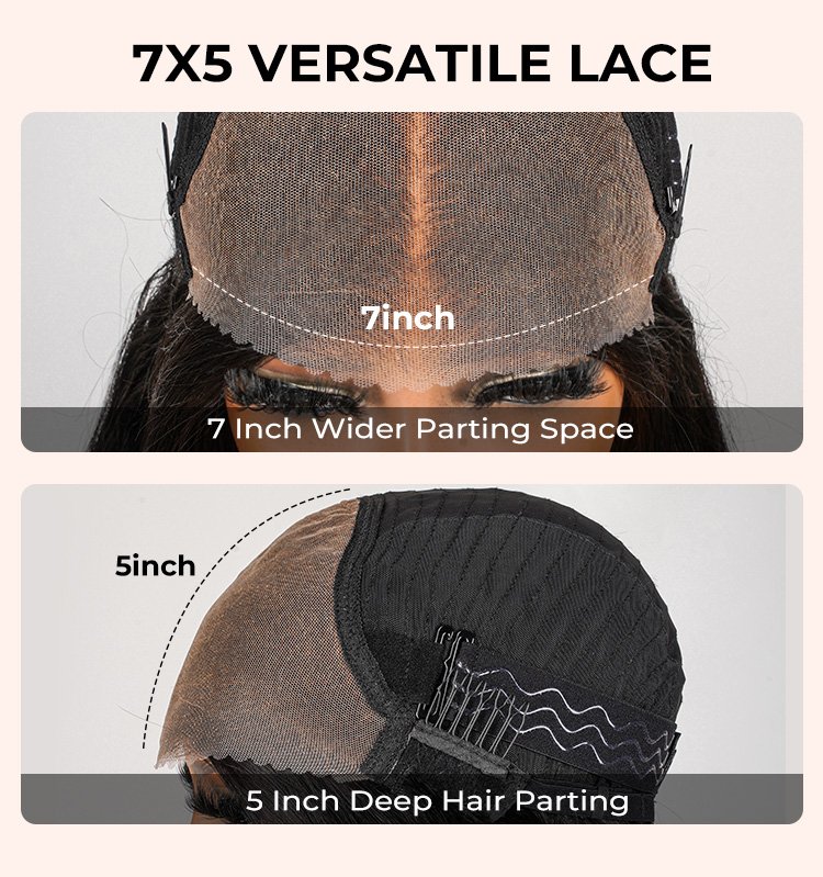 glueless lace closure wig