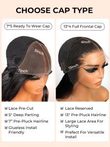 Glueless Bob Wig - Ready Go Bob Wigs Short Straight Easy & Go Pre Cut Lace Closure Wigs - Image 6