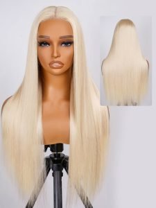 Easy Go Glueless Light Blonde #613 Straight And Body Wave Pre Cut Lace Closure Wigs - Image 5