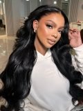 Alipearl 13*6 HD Large Transparent Lace Body Wave Human Hair Front Wig - Image 2