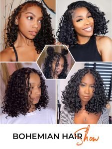 Boho Bob Knotless Braids 13u00d76 Glueless Wig Ready To Go - Image 6