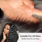 5x5 Invisible Water Wave HD Lace Closure Natural Wave Curly Human Hair Closure Pre Plucked Closure - Image 7