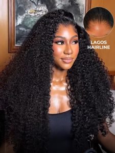 Lagos Hairline 7x7 HD Lace Front Curly Wig Human Hair With Natural Hairline - Image 8