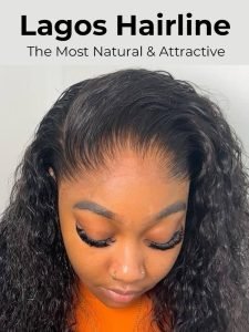 Lagos Hairline 7x7 HD Lace Front Curly Wig Human Hair With Natural Hairline - Image 3