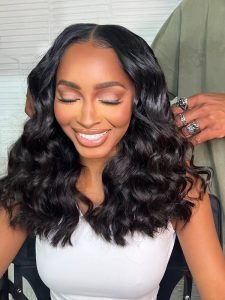 Raw Hair 13x6 Undetectable HD Lace Frontal Wig with Single Knots Super Double Drawn 300% Density 16 Inch - Image 2