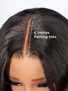 Raw Hair 13x6 Undetectable HD Lace Frontal Wig with Single Knots Super Double Drawn 300% Density 16 Inch - Image 5