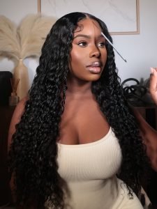 No Glue Ready To Wear Wigs Deep Wave 5s Go Pre Cut 5x7 Lace Closure Wigs For Women - Image 3