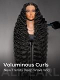 40 Inches Voluminous Loose Deep Wave HD Lace Frontal Wig Super Long Human Hair 300% Density - Image 7