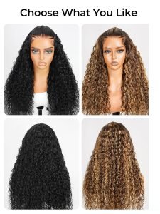 Pre Styled Human Hair Wigs Water Wave 13*4 Lace Ready To Go Wigs - Image 9