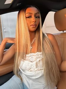 Alipearl Balayage Highlight Silky Straight Pre-plucked Human Hair HD Lace Wigs - Image 3