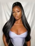 Straight Hair Ponytail Extensions Wrap Around 10-26Inches For Women - Image 7