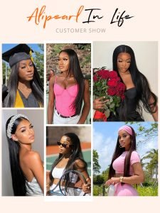Alipearl Hair HD Lace Wigs 13*4 Frontal Wigs Skin Melt Straight Human Hair Wigs - Image 12