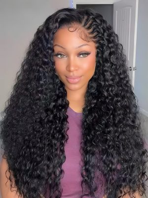 Water Wave Pre Braided 13x6 HD Lace Glueless Wig Ready to Go