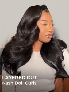Lagos Hairline Kash Doll Layered Cut 13x6 Lace Ready To Go 6x8 Wig With Drawstring - Image 6