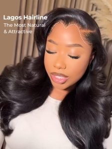 Lagos Hairline Kash Doll Layered Cut 13x6 Lace Ready To Go 6x8 Wig With Drawstring - Image 5