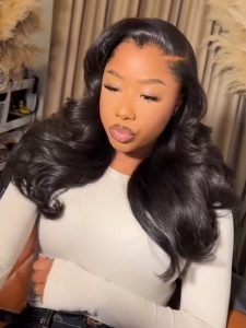 Lagos Hairline Kash Doll Layered Cut 13x6 Lace Ready To Go 6x8 Wig With Drawstring - Image 9