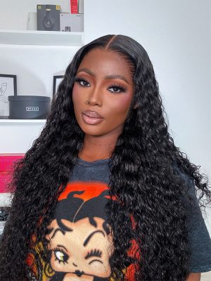 PreMax 13x6 HD Lace Frontal Water Wave Human Hair Wigs With Natural Hairline