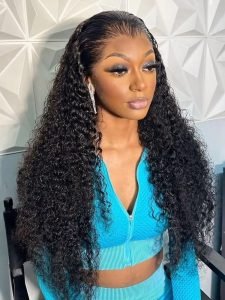 Lagos Hairline 7x7 HD Lace Front Curly Wig Human Hair With Natural Hairline - Image 2