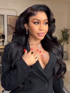 Lagos Hairline Undetectable HD 7x7 Lace Closure Body Wave Widows Peak Wig - Image 3