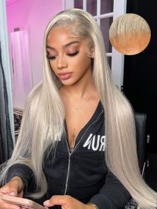Alipearl Exclusive Original Blonde Highlight #P18/613 Straight Human Hair Wigs Blonde Hair With Highlights For Sale