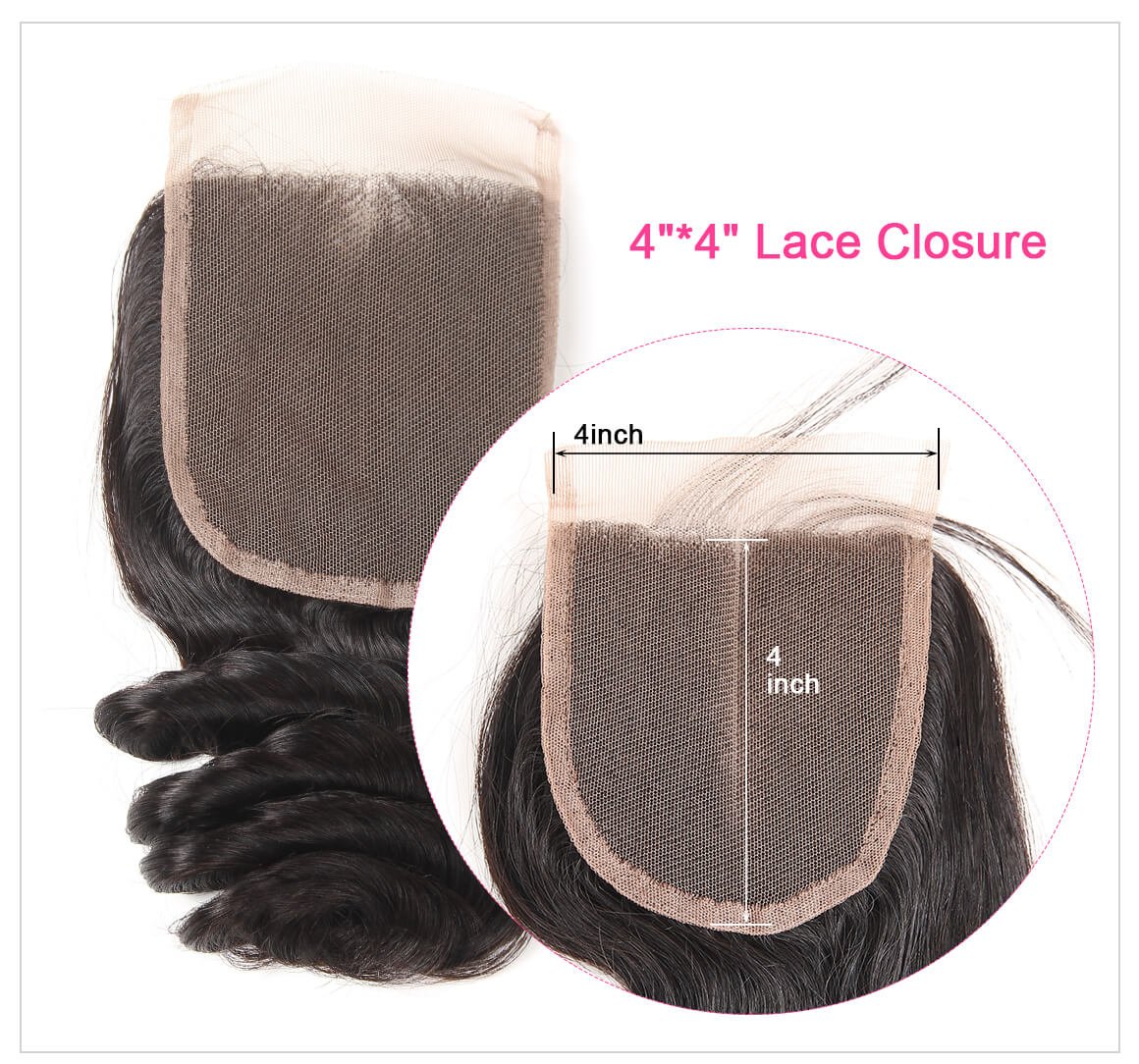 4*4 Lace Closure