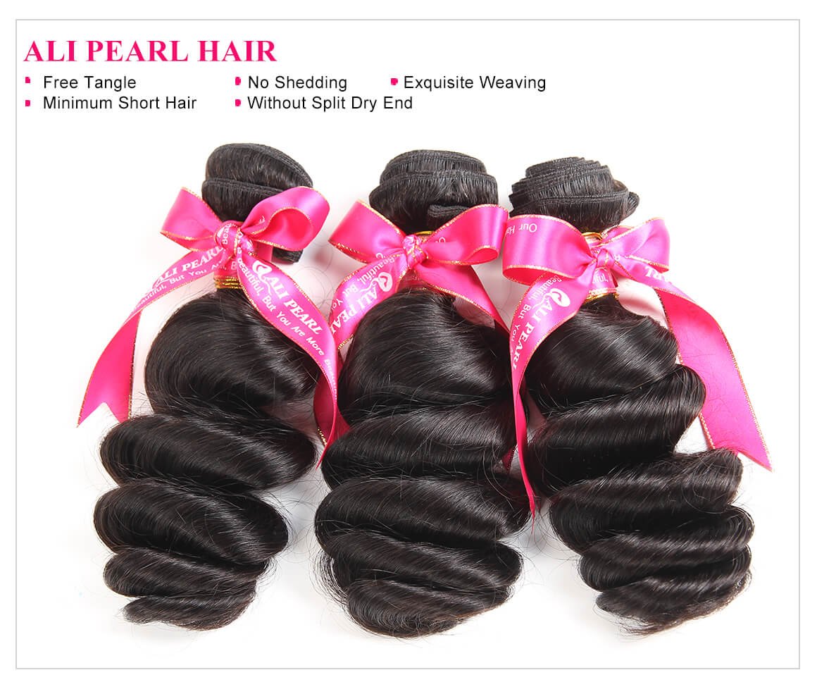 Peruvian Loose Wave With Closure 3 Bundles