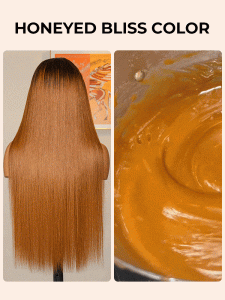 Honeyed Bliss Color Wig M Hairline 13x6 Front Wig With Widow's Peak - Image 11