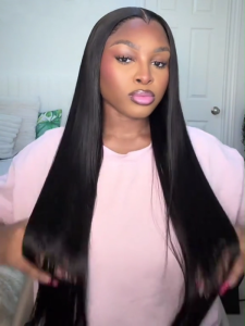 Widow's Peak M Hairline 13x6 HD Lace Front Wig No Baby Hair - Image 6