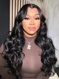 Widows Peak M Hairline Loose Body Wave 13x6 HD Lace Front Single Tiny Knots Wig - Image 11