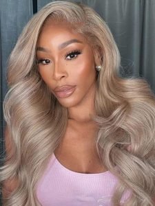250% Density P18/613 Ombre Blonde Hair 5*9 Glueless Ready to Go Wigs Bleached - Image 2